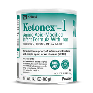 Abbott Nutrition KetonexÂ®-1 Amino Acid-Modified Infant Formula With Iron, 14.1-ounce can