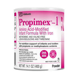 Abbott Nutrition PropimexÂ®-1 Infant Formula for Propionic / Methylmalonic Acidemia