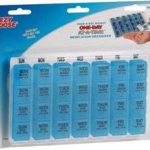 Apothecary Products One-Day-At-A-TimeÂ® 7 Day Four Dose Pill Organizer