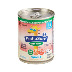Abbott Nutrition PediaSureÂ® 1.5 Cal with Fiber Therapeutic Nutrition, Vanilla, 8-ounce Can