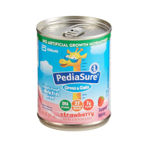 Abbott Nutrition PediaSureÂ® Grow & Gain Therapeutic Nutrition, Strawberry, 8-ounce Can
