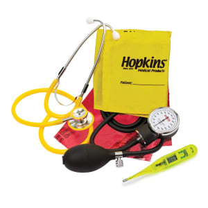 Hopkins Medical Products ISO Vital Signs Kit Aneroid Sphygmomanometer/Stethoscope