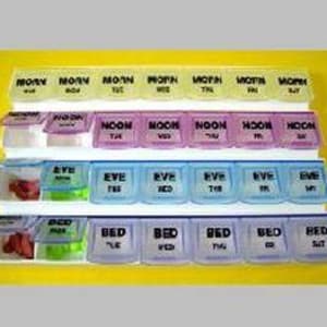 Compass Health Brands MediPlannerÂ® Four-Dose 7-Day Pill Organizer