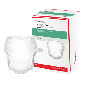 Cardinal Curityâ„¢ Youth Pants Unisex, Large, Heavy Absorbency, 60 â€“ 125 lbs