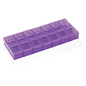 Compass Health Brands Apex-Carex 7-Day Two-Dose Pill Organizer