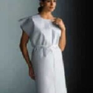 Graham Medical Products Patient Exam Gown Child Size White Disposable
