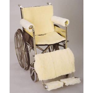 SkiL-Careâ„¢ Seat and Back Pad, For Use With Wheelchair, Sheepskin