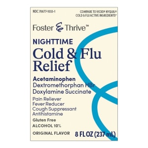 McKesson Foster & Thriveâ„¢ Nighttime Cold & Flu Relief Liquid, Original