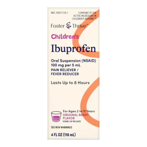 McKesson Foster & Thriveâ„¢ Children's Ibuprofen Oral Suspension Original Berry, 4 ounces
