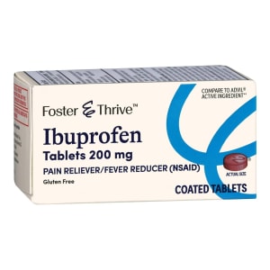 McKesson Brand Foster & Thriveâ„¢ Ibuprofen 200 mg Coated Tablets