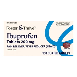 McKesson Brand Foster & Thriveâ„¢ Ibuprofen 200 mg Coated Tablets