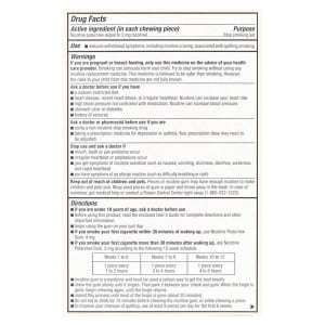 McKesson Brand Foster & Thriveâ„¢ Nicotine Polacrilex 2 mg (Nicotine) Gum, Original Flavor