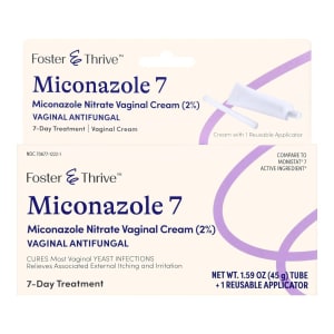 McKesson Foster & Thriveâ„¢ 2% Miconazole Vaginal Cream with Reusable Applicator, 7 Day