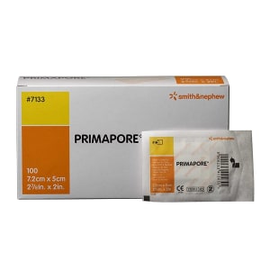 Smith & Nephew Primapore White Adhesive Dressing, 2 x 3 Inch