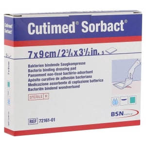 BSN Medical CutimedÂ® SorbactÂ® Antimicrobial Mesh Dressing, 2Â¾ x 3Â½ Inch