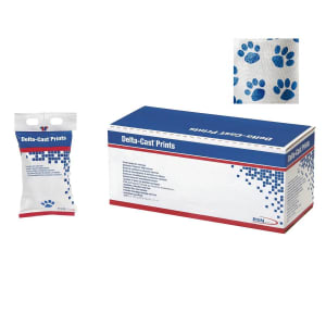 BSN Medical Delta-CastÂ® Prints Paw Print Cast Tape, 2 Inch x 4 Yard