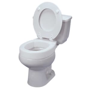 Maddak Tall-EtteÂ® Elongated Hinged Elevated Toilet Seat