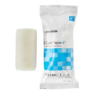 BSN Medical Cast Tape Delta-CastÂ® Soft 4 Inch X 12 Foot Polyester White