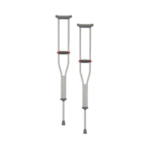 Nova Ortho-Med Quick Adjust Underarm Crutches for Youth, 4'6' â€“ 5'2'