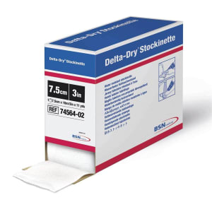 BSN Medical Stockinette Water Resistant Delta-DryÂ® 3 Inch X 11 Yard Polypropylene / Nylon / Polyester Mesh NonSterile