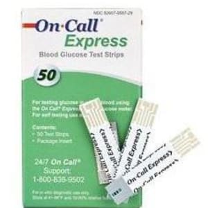 Acon Laboratories On CallÂ® Express Blood Glucose Test Strips