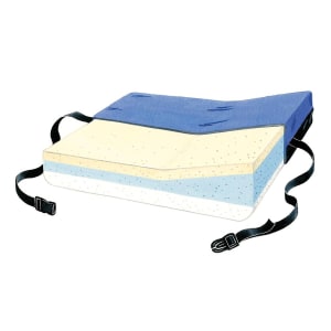 SkiL-Careâ„¢ Foam Seat Cushion, 18 x 16 x 5 Inch, Blue