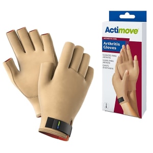 BSN Medical ActimoveÂ® Compression Gloves, Beige, Medium