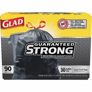 RJ Schinner Co GladÂ® Trash Bag, Black, 30-gallon capacity