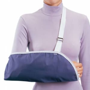 DJO ProCareÂ® Unisex Blue Cotton / Polyester Arm Sling, Large