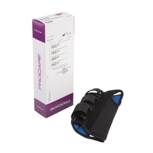 DJO ProCareÂ® ComfortFormâ„¢ Wrist Brace with Palmar Stay, Black, Medium, Left-Hand