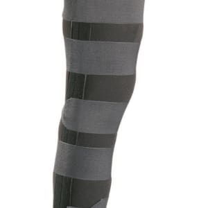 DJO ProCareÂ® Quickâ€“FitÂ® Knee Immobilizer, 10-Inch Length