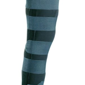 DJO ProCareÂ® Quickâ€“FitÂ® Knee Immobilizer, 12-Inch Length