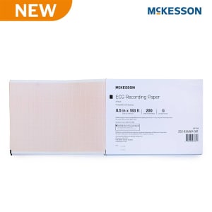 Nissha Medical Tech Recording Chart Paper QuintonÂ® Z-Fold Orange Grid