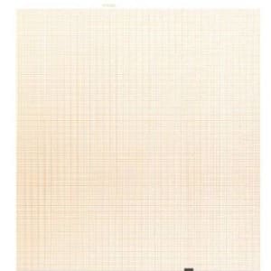 Nissha Medical Tech Recording Chart Paper Nihon Kohdenâ„¢ Z-Fold Orange Grid