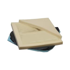 Span America Gel-TÂ® Seat Cushion, 18 in. W x 16 in. D x 2.5 in. H, Gel / Foam, Non-inflatable