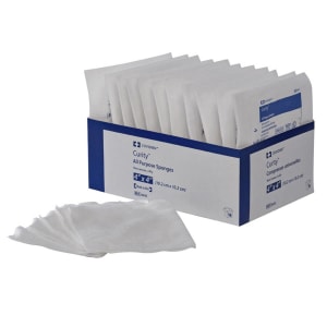 Cardinal Curityâ„¢ Sterile Nonwoven Sponge, 4 x 4 Inch, Four-Ply
