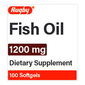 Major Pharmaceuticals RugbyÂ® 1200 mg Fish Oil Dietary Supplement