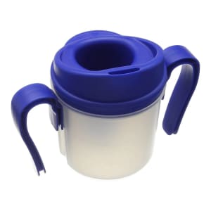 Performance Health Regulating Drinking Cup Provaleâ„¢ 8 oz. Plastic Clear Cup / Blue Lid Reusable