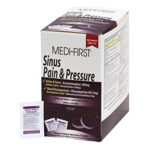 Medique Products Medi-FirstÂ® Acetaminophen / Phenylephrine Sinus Relief