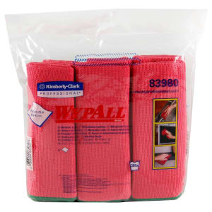 Kimberly Clark Cleaning Cloth WypAllÂ® 6 Count Bag 15-3/4 X 15-3/4 Inch NonSterile Disposable