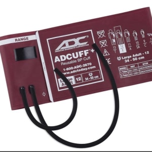 American Diagnostic Corp Reusable Blood Pressure Cuff ADC 34 to 50 cm Arm Nylon Cuff Large Adult Cuff