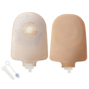 Hollister Premierâ„¢ 8462 One-Piece Transparent Urostomy Pouch, Pre-cut to Fit 25 mm Stomas