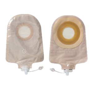 Hollister Premierâ„¢ 8469 One-Piece Transparent Urostomy Pouch, Pre-cut to Fit 44 mm Stomas