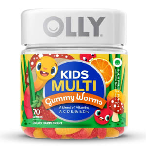 OLLY Public Benefit Corp OllyÂ® Kids Multivitamin Gummy Worms Sour Fruity Punch