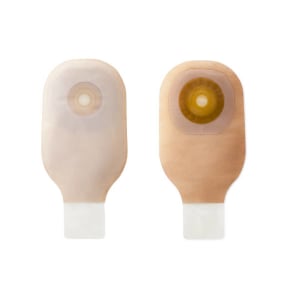Hollister Premierâ„¢ Flextendâ„¢ One-Piece Drainable Transparent Colostomy Pouch, 12 Inch Length, 1-3/8 Inch Stoma