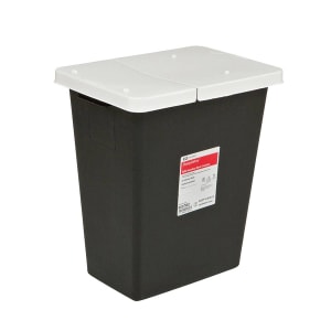 Cardinal SharpSafetyâ„¢ RCRA Waste Container, 18 Gallon, 18.25 x 26 x 12.75 Inch