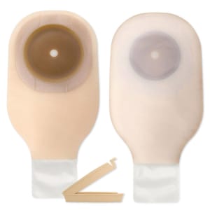 Hollister Premierâ„¢ Flextendâ„¢ One-Piece Transparent Colostomy Pouch, Cut to fit up to 38 mm