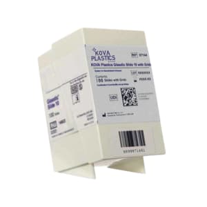 Alltrista Plastics LLC KovaÂ® GlassticÂ® Slide 10 with Grid Urinalysis Microscope Slide