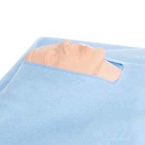 O&M Halyard Inc EENT Drape EENT Split Drape 76 W X 124 L Inch Sterile
