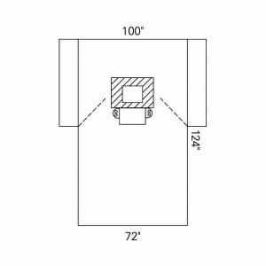 O&M Halyard Inc Halyard Sterile Chest Drape, 100 x 72 x 124 Inch